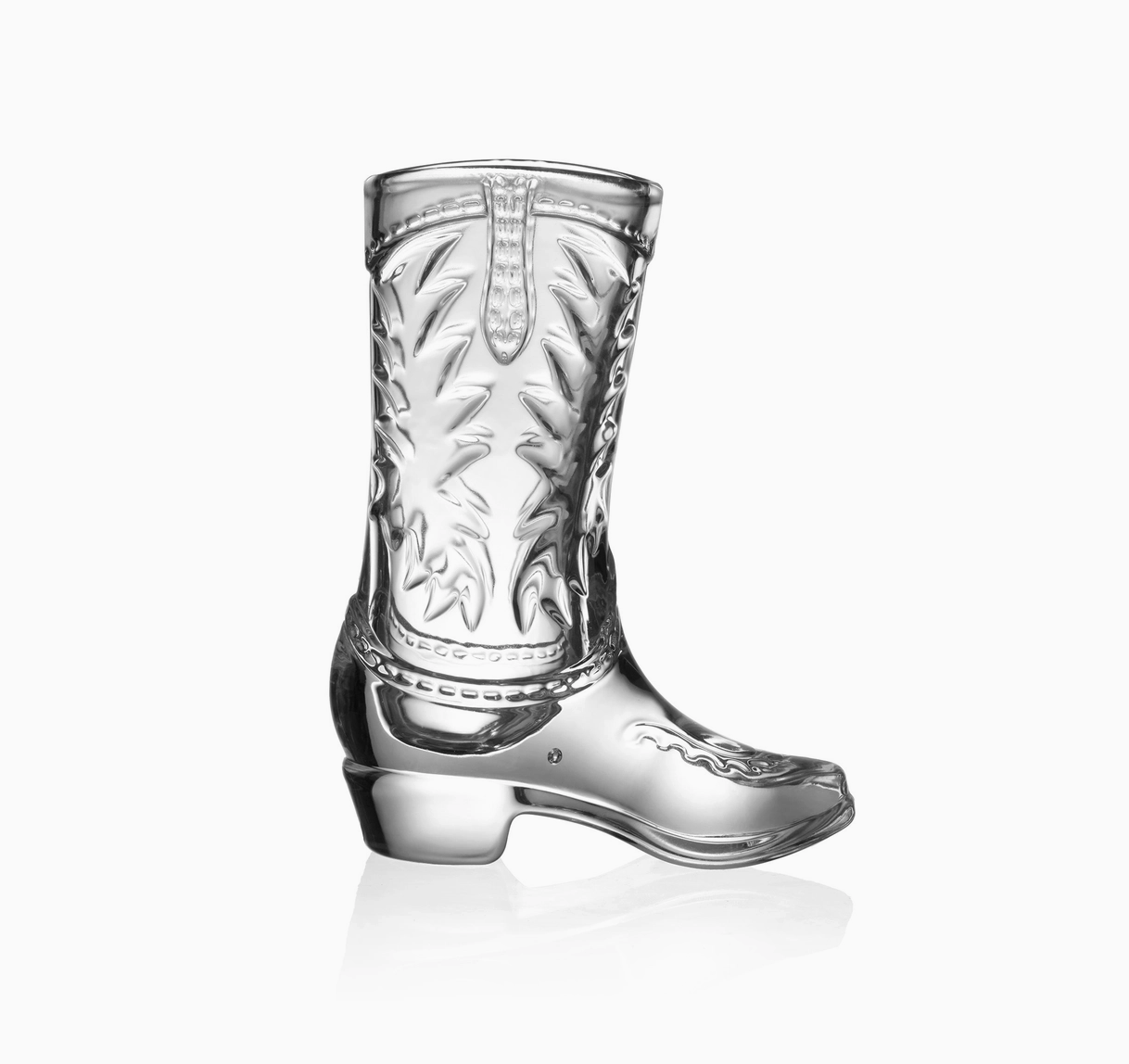 Cowboy Boot Crystal Shot Glasses - Pink or Clear