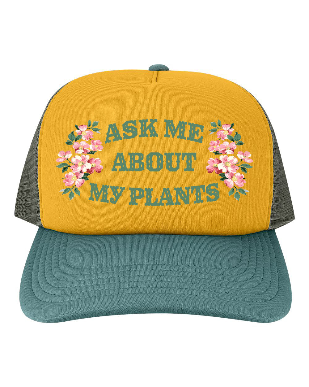 Ask Me About My Plants Mesh Back Baseball Hat