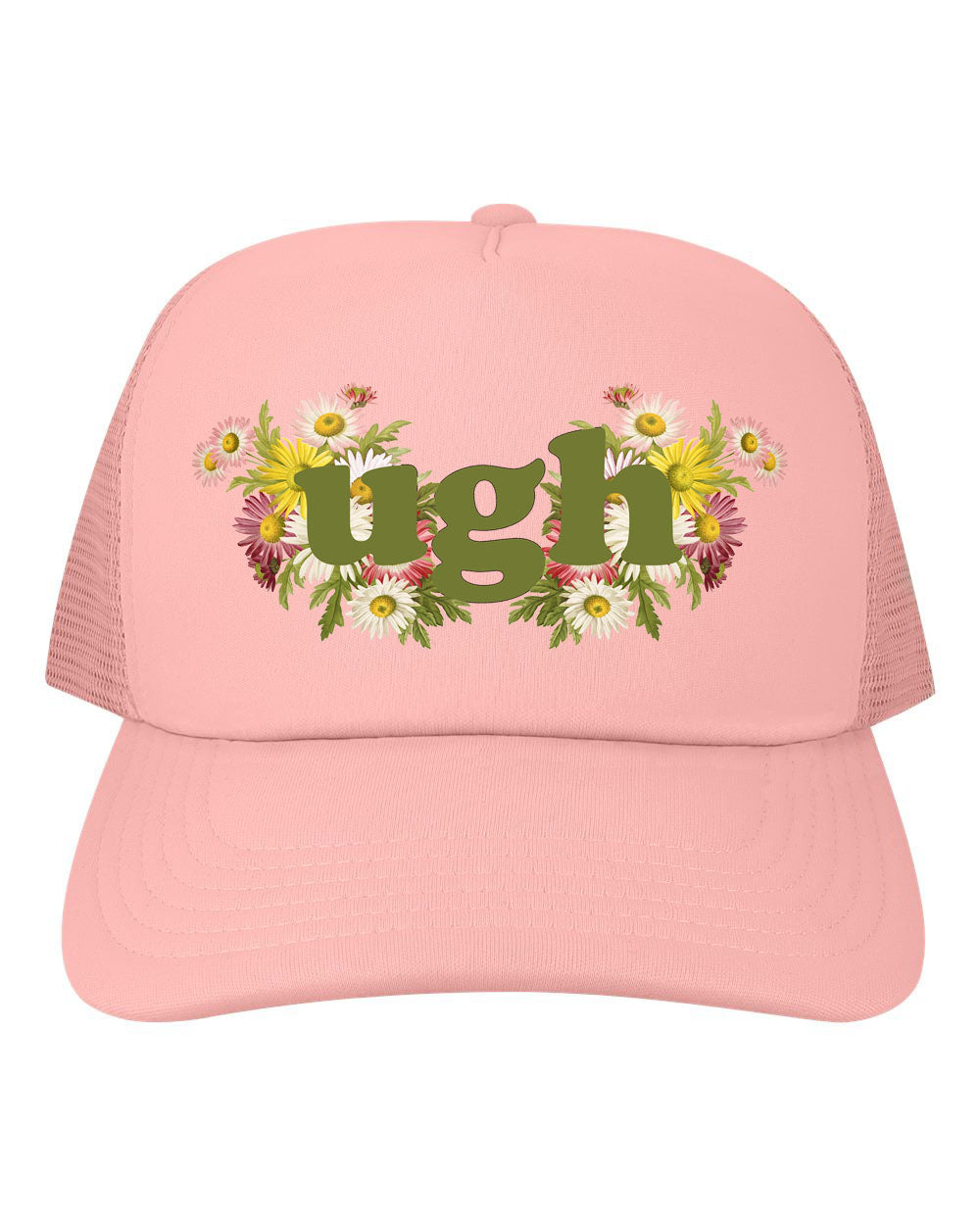 Ugh Floral Mesh Back Baseball Hat