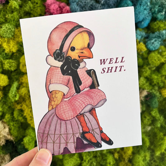Well Shit Duck Card